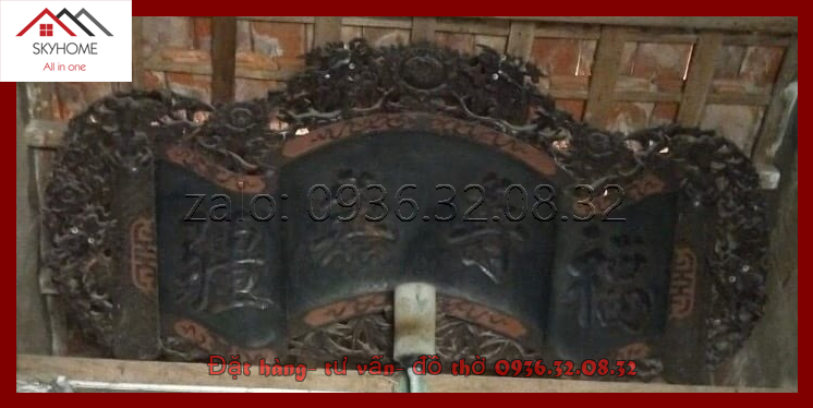 Hoành phi gỗ thờ chữ 